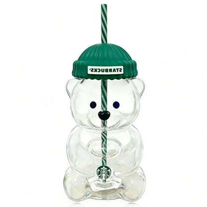 Starbucks 2026 Glass Bearista Cup Limited Edition Bear Gift New,1/2Pcs,503Ml,New Year'S Gift,Coffee Cup Juice Cup Milk Cup Collection