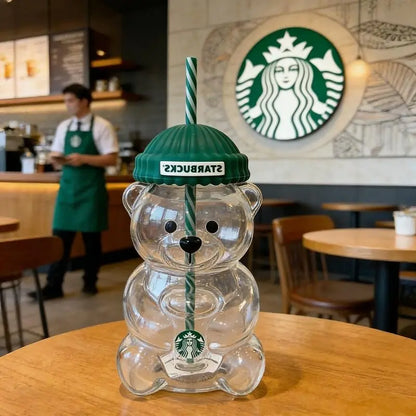 Starbucks 2026 Glass Bearista Cup Limited Edition Bear Gift New,1/2Pcs,503Ml,New Year'S Gift,Coffee Cup Juice Cup Milk Cup Collection