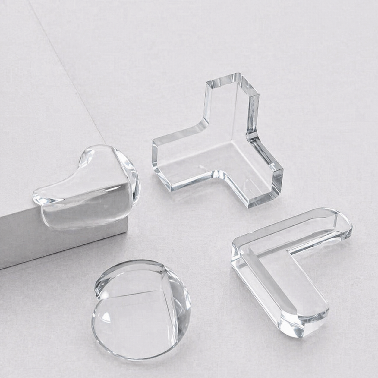 Cooklence™ Clear Silicone Baby Corner Protectors for Table Edges