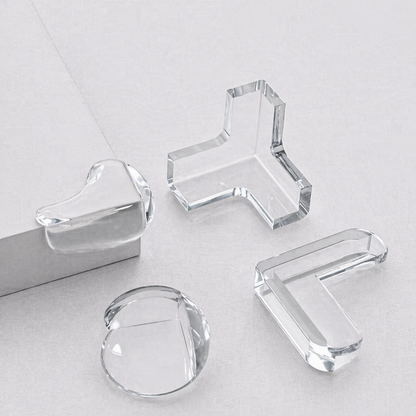 Cooklence™ Clear Silicone Baby Corner Protectors for Table Edges