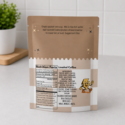 Cooklence™ Protein Loaded Coffee | 10g Protein + 180mg Caffeine | Hot or Cold