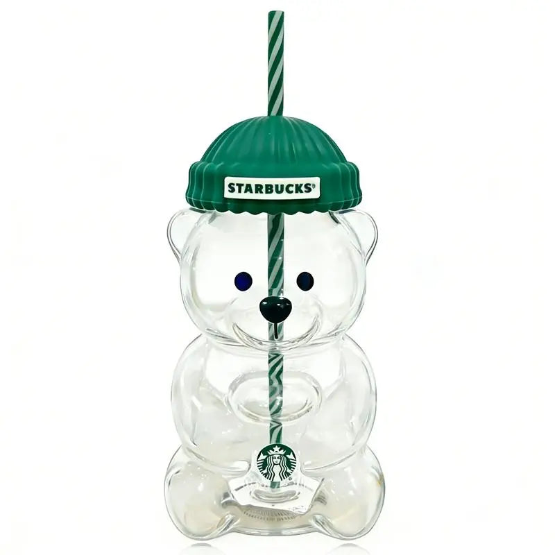 Starbucks 2026 Glass Bearista Cup Limited Edition Bear Gift New,1/2Pcs,503Ml,New Year'S Gift,Coffee Cup Juice Cup Milk Cup Collection