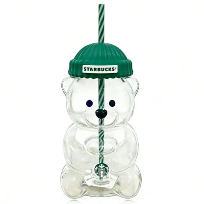 Starbucks 2026 Glass Bearista Cup Limited Edition Bear Gift New,1/2Pcs,503Ml,New Year'S Gift,Coffee Cup Juice Cup Milk Cup Collection