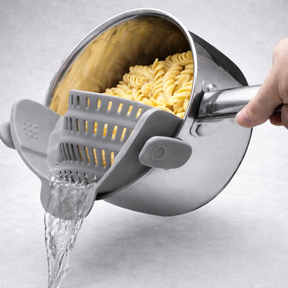 ᴄᴏᴏᴋʟᴇɴᴄᴇ™ - Pasta Strainer Clip-On for Pots and Pans